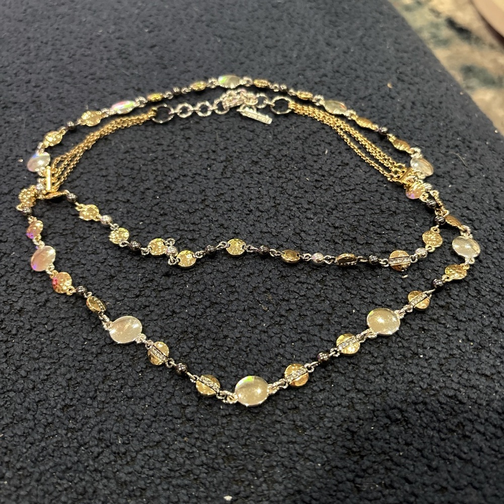 Chic Gold and Black Women's Necklace